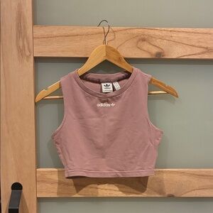 Adidas Mauve Crop Top
